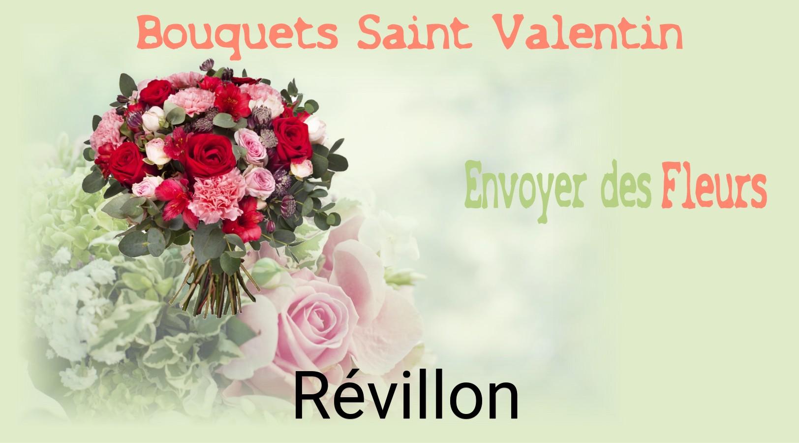 Roses de Saint-Valentin livrées à Révillon